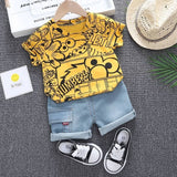 Baby Boy Clothes Sport Clothing Tracksuit Summer Casual Clothes Set T-shirt +shorts 2PCS Toddler Clothing Sets 0-4 Years
