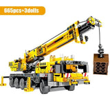 SEMBO BLOCK City Engineering Bulldozer Crane Technic Car Truck Excavator Roller Building Blocks bricks Construction Toys - shopwishi 