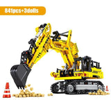 SEMBO BLOCK City Engineering Bulldozer Crane Technic Car Truck Excavator Roller Building Blocks bricks Construction Toys - shopwishi 