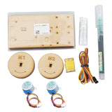 Draw Wall Painting Robot with Cable Plotter Arduino Maker Project Kit Polar Graph with Motor DIY STEM Toy Parts