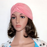 Women Shine Silver Gold Knot Twist Turban Headbands Cap Autumn Winter Warm Headwear Casual Streetwear Female Muslim Indian Hats