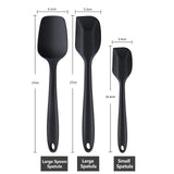 LMETJMA 6 Piece Silicone Spatula Set Non-Stick Heat-Resistant Spatulas Turner for Cooking Baking Mixing Baking Tools KC0320