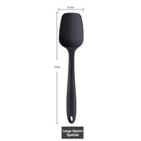 LMETJMA 6 Piece Silicone Spatula Set Non-Stick Heat-Resistant Spatulas Turner for Cooking Baking Mixing Baking Tools KC0320