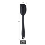 LMETJMA 6 Piece Silicone Spatula Set Non-Stick Heat-Resistant Spatulas Turner for Cooking Baking Mixing Baking Tools KC0320