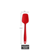 LMETJMA 6 Piece Silicone Spatula Set Non-Stick Heat-Resistant Spatulas Turner for Cooking Baking Mixing Baking Tools KC0320