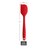 LMETJMA 6 Piece Silicone Spatula Set Non-Stick Heat-Resistant Spatulas Turner for Cooking Baking Mixing Baking Tools KC0320