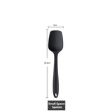 LMETJMA 6 Piece Silicone Spatula Set Non-Stick Heat-Resistant Spatulas Turner for Cooking Baking Mixing Baking Tools KC0320