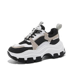 Women's Breathable Thick Platform Running Shoes