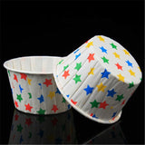 10pcs Oilproof Golden Muffin Cupcake Liner Baking Paper Cup