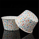 10pcs Oilproof Golden Muffin Cupcake Liner Baking Paper Cup