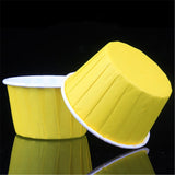 10pcs Oilproof Golden Muffin Cupcake Liner Baking Paper Cup
