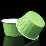 10pcs Oilproof Golden Muffin Cupcake Liner Baking Paper Cup