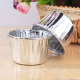 10pcs Oilproof Golden Muffin Cupcake Liner Baking Paper Cup