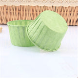 10pcs Oilproof Golden Muffin Cupcake Liner Baking Paper Cup