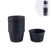 10pcs Oilproof Golden Muffin Cupcake Liner Baking Paper Cup