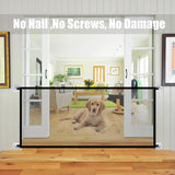 New Pet Barrier Fences Portable Folding Breathable Mesh Dog