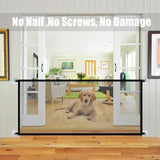 New Pet Barrier Fences Portable Folding Breathable Mesh Dog