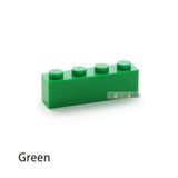 50PCS DIY Building Blocks Thick Figures Bricks 1x4 Dots Educational Creative Size Compatible With lego Toys for Children - shopwishi 