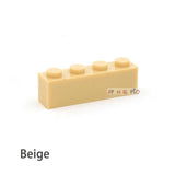 50PCS DIY Building Blocks Thick Figures Bricks 1x4 Dots Educational Creative Size Compatible With lego Toys for Children - shopwishi 