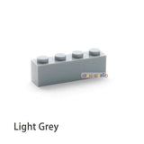 50PCS DIY Building Blocks Thick Figures Bricks 1x4 Dots Educational Creative Size Compatible With lego Toys for Children - shopwishi 