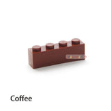 50PCS DIY Building Blocks Thick Figures Bricks 1x4 Dots Educational Creative Size Compatible With lego Toys for Children - shopwishi 