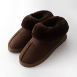 2020 Faux Fur Winter Warm Shoes Woman Men Indoor Slippers Soft Plush Anti-slip Lovers Home Floor Slipper Cotton Slides SH08271