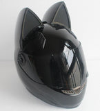 NITRINOS Motorcycle helmet men and women racing personality four seasons safety helmet cat ear helmet