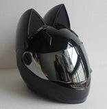 NITRINOS Motorcycle helmet men and women racing personality four seasons safety helmet cat ear helmet