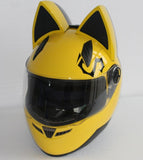 NITRINOS Motorcycle helmet men and women racing personality four seasons safety helmet cat ear helmet