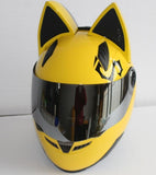 NITRINOS Motorcycle helmet men and women racing personality four seasons safety helmet cat ear helmet