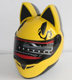 NITRINOS Motorcycle helmet men and women racing personality four seasons safety helmet cat ear helmet
