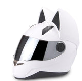 NITRINOS Motorcycle helmet men and women racing personality four seasons safety helmet cat ear helmet