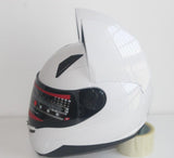 NITRINOS Motorcycle helmet men and women racing personality four seasons safety helmet cat ear helmet