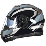 NEW GXT 160 Flip Up Motorcycle Helmet Double Lense Full Face Helmet Casco Racing Capacete