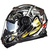 NEW GXT 160 Flip Up Motorcycle Helmet Double Lense Full Face Helmet Casco Racing Capacete