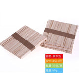 50Pcs/Lot Wooden Craft Ice Cream Sticks Pop Popsicle Sticks Natural Wood Cake Tools DIY kids Handwork Art Crafts Toys