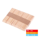 50Pcs/Lot Wooden Craft Ice Cream Sticks Pop Popsicle Sticks Natural Wood Cake Tools DIY kids Handwork Art Crafts Toys