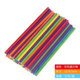 50Pcs/Lot Wooden Craft Ice Cream Sticks Pop Popsicle Sticks Natural Wood Cake Tools DIY kids Handwork Art Crafts Toys