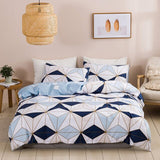 Nordic Style Lattice Bedding Set Duvet Cover King Size High Quality Comforter Bed Queen Geometric Pattern Quilt Set