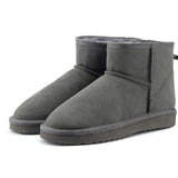 MBR FORCE Australia Women  Snow Boots 100% Genuine Cowhide Leather Ankle Boots Warm Winter Boots Woman shoes large size 34-44