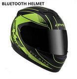 motor motorcycle hat Full Face helmet with lens safety helmet DOT helmet phone call music bluetooth Moto helmet  S  matte black
