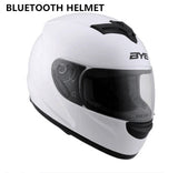 motor motorcycle hat Full Face helmet with lens safety helmet DOT helmet phone call music bluetooth Moto helmet  S  matte black