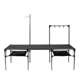 Outdoor Folding Table Camping Barbecue Table Stitched Assembled Aluminum Plate