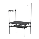 Outdoor Folding Table Camping Barbecue Table Stitched Assembled Aluminum Plate