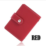 Women's 26 Cards Slim PU Leather ID Credit Card Holder Pocket Case Purse Wallet