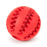 1pc Sof Pet Dog Toys Ball Interactive Elasticity Ball Dog Chew Toy Tooth Clean Rubber Ball Toys For Dogs Treats Food Dispenser