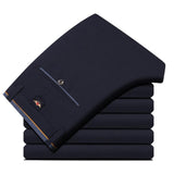 Men's Long Trousers Slim Fit Formal  Black Pants