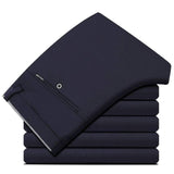 Men's Long Trousers Slim Fit Formal  Black Pants
