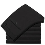Men's Long Trousers Slim Fit Formal  Black Pants