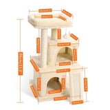 Fast Domestic Delivery Cat Tree Scratcher Animal Funny Scratching Post Climbing Tree Toy Activity Protecting Furniture Pet House